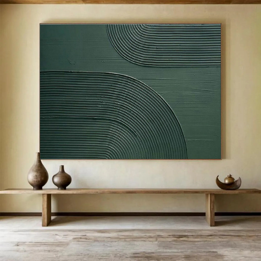 Large-Size Custom Hand-Painted Abstract Painting for Urban Vertical Farming Crop Light Spectrum Experiment Lab DLZ3136