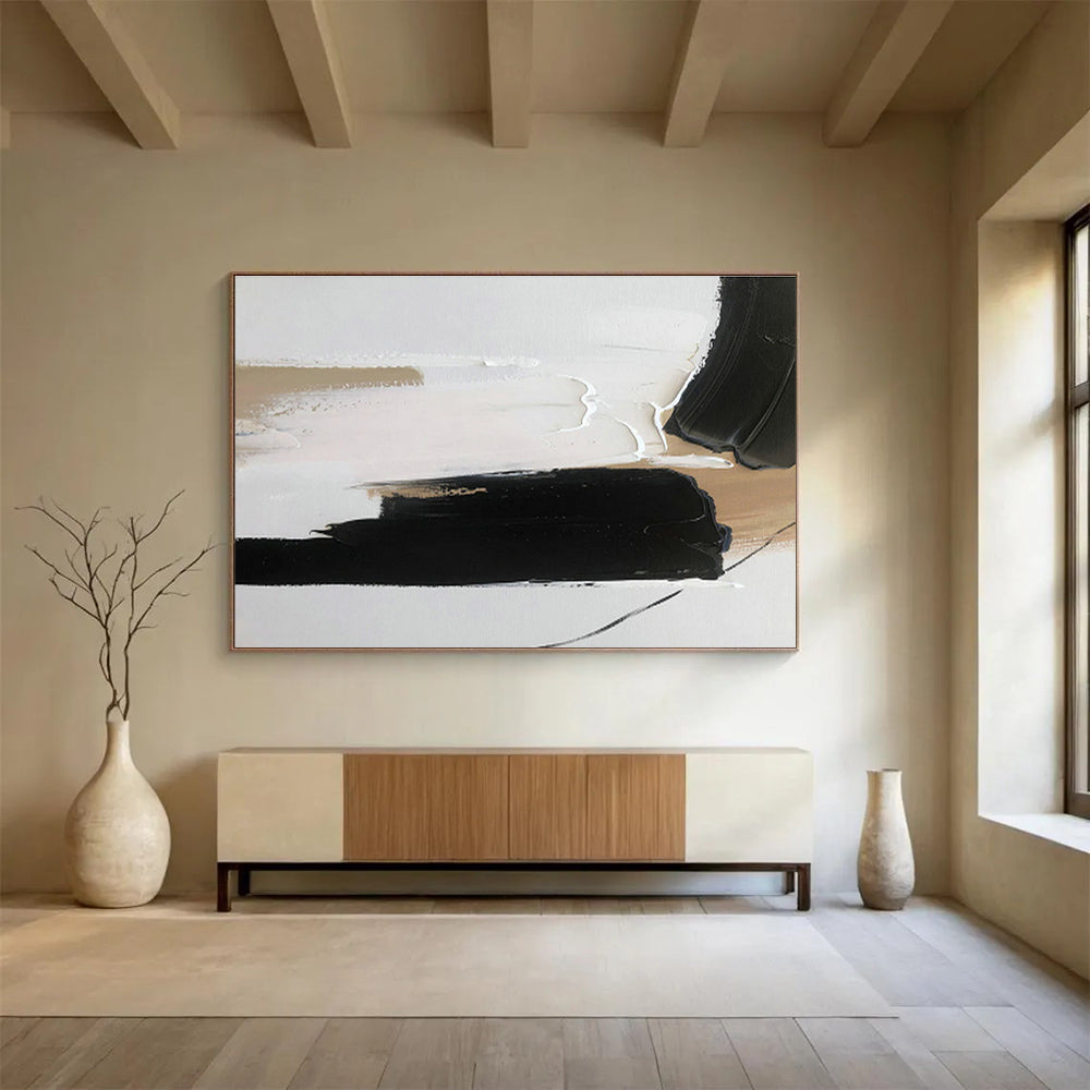Custom-Made Giant Abstract Hand Painting for Gallery DLZ2699