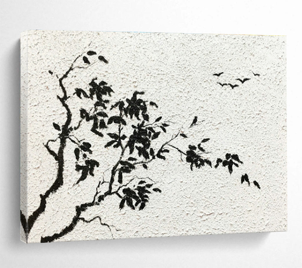 Custom-Made Giant Abstract Hand Painting for Waste - to - Energy Incineration Plant Control Center DLZ2835