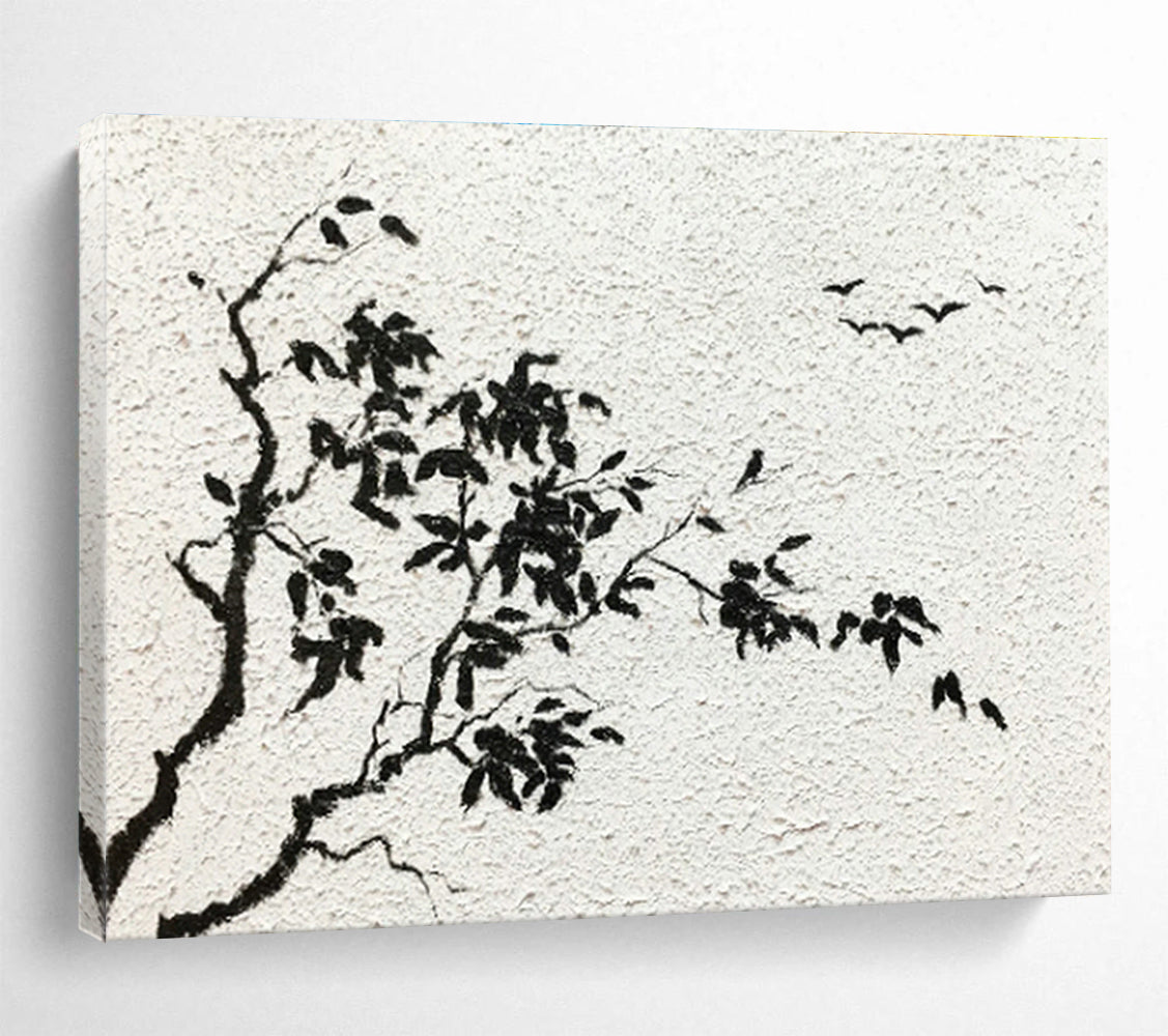 Custom-Made Giant Abstract Hand Painting for Waste - to - Energy Incineration Plant Control Center DLZ2835