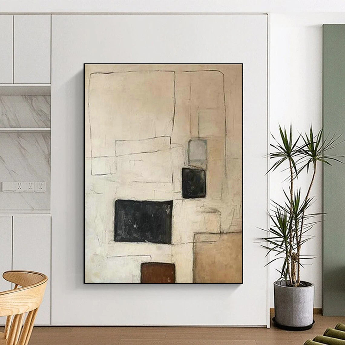 Immense Custom Hand-Painted Abstract Painting - Scientific Wonder for Science Experiment Labs  DLZ0252