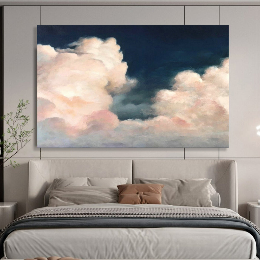 Tailored Space Debris Cleanup Control Center Giant Abstract Hand Painting DLZ2569