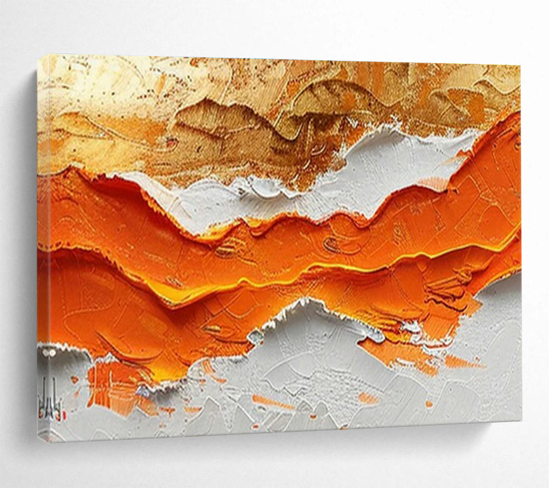Large Custom Abstract Hand-Painted Art for Smart Factory Quality Control Lab DLZ2848