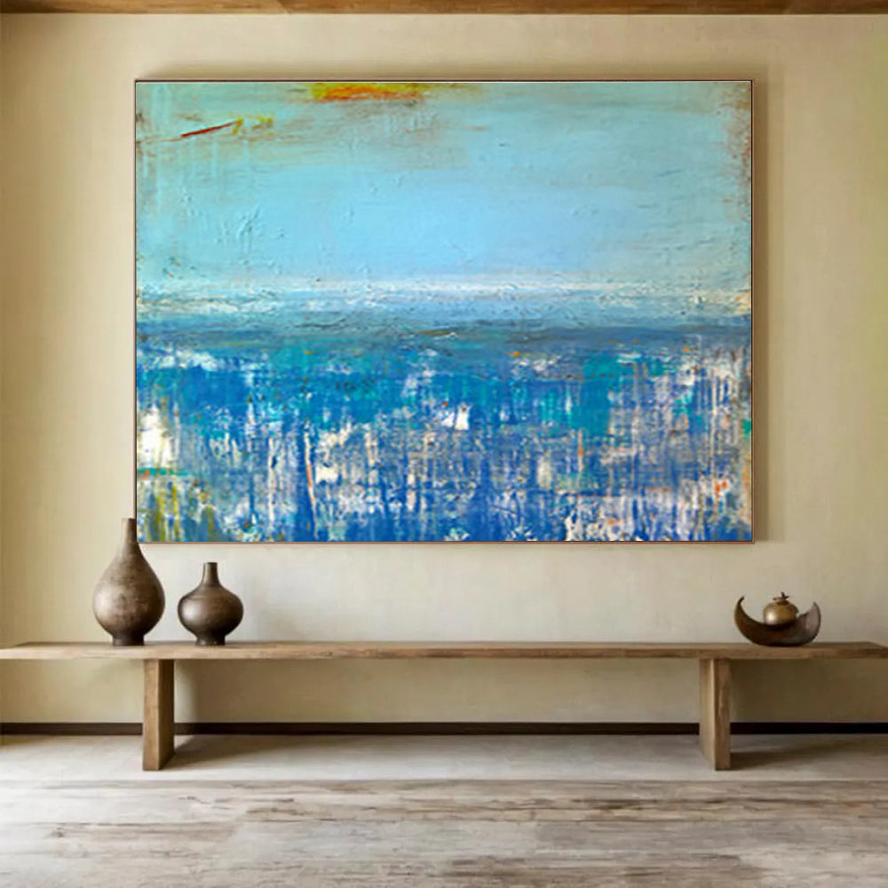 Customized Large-Scale Abstract Hand Painting for Homeopathic Pharmacy DLZ2773
