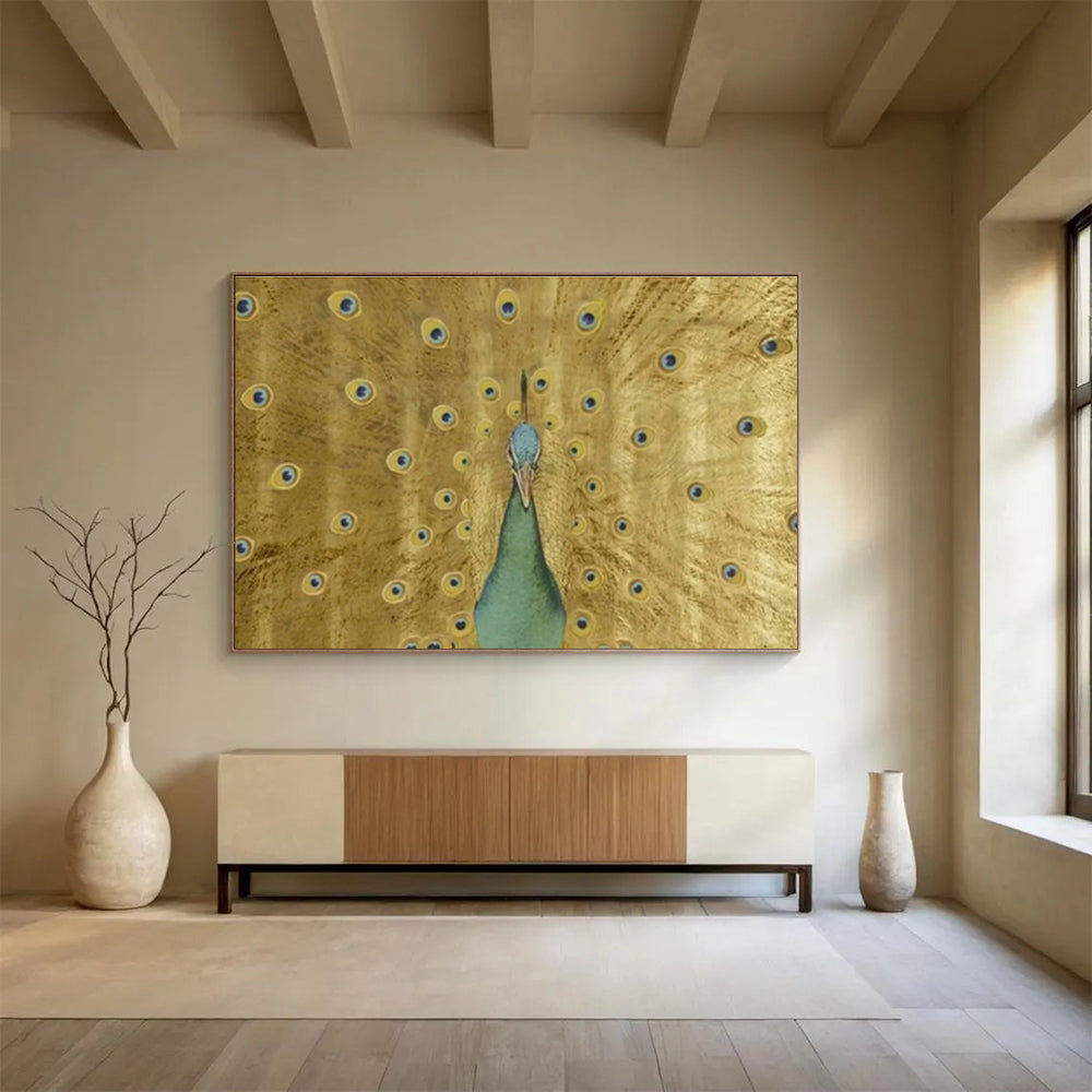 Custom-Made Giant Abstract Hand Painting for Subterranean Geothermal District Heating Network Expansion Center DLZ3124
