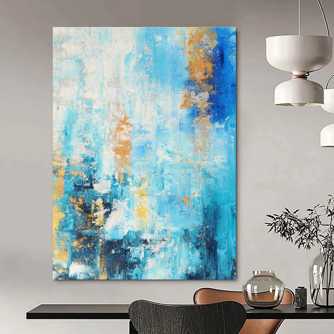 Oversized Custom Handmade Abstract Painting for Perfume Boutiques  DLZ0014