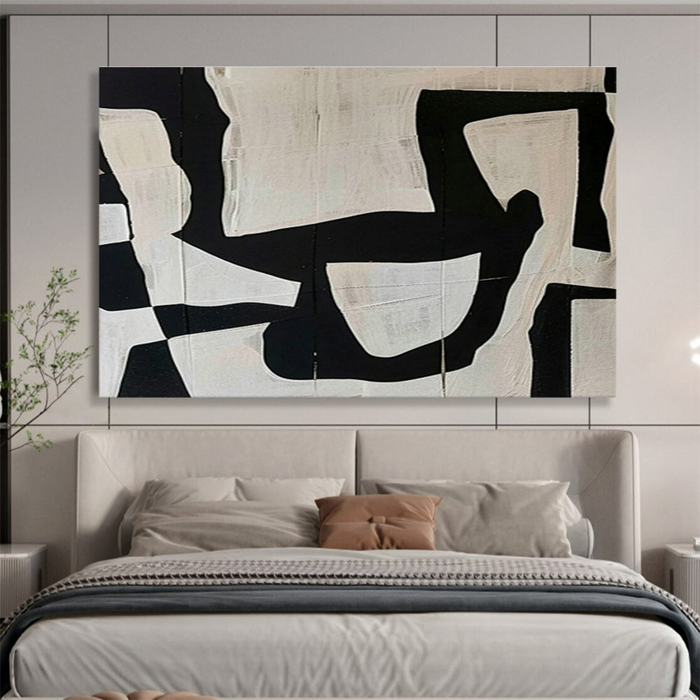 Oversized Custom Hand-Painted Abstract Art for Subterranean Cave Speleothem Formation Study Center DLZ3129