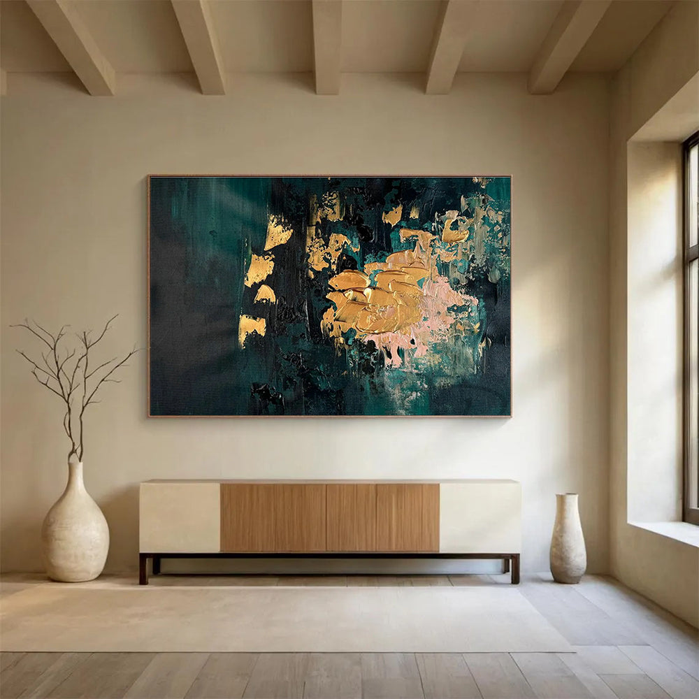 Custom-Made Brain-Computer Interface Training Facility Large Abstract Hand Painting DLZ2646