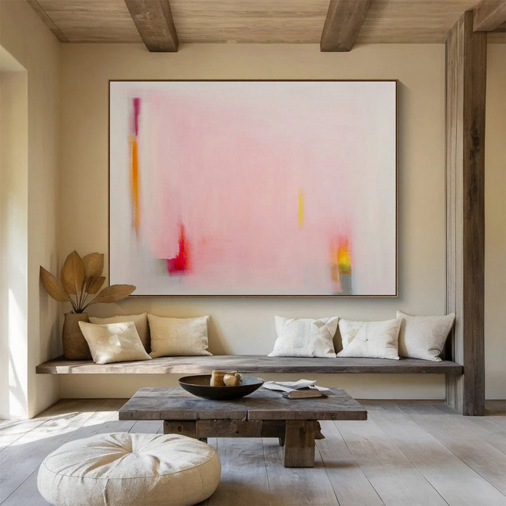 Luminous Resin Custom Hand-Painted Abstract Visual Installation for Nightlife Venues and Events