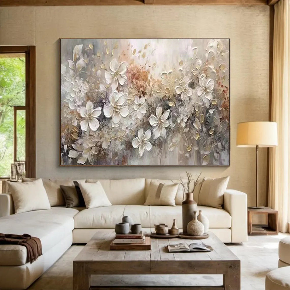 Bespoke Vertical Urban Vertical Aquarium Exhibit Hall Oversized Abstract Hand-Painted Art DLZ2643