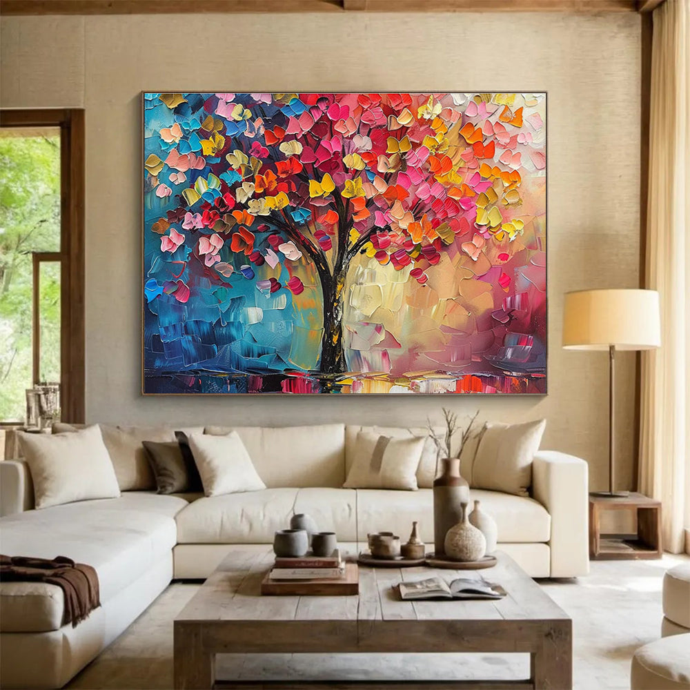 Handmade Large Abstract Wall Art, Art Deco-inspired for Luxury Homes DLZ3242