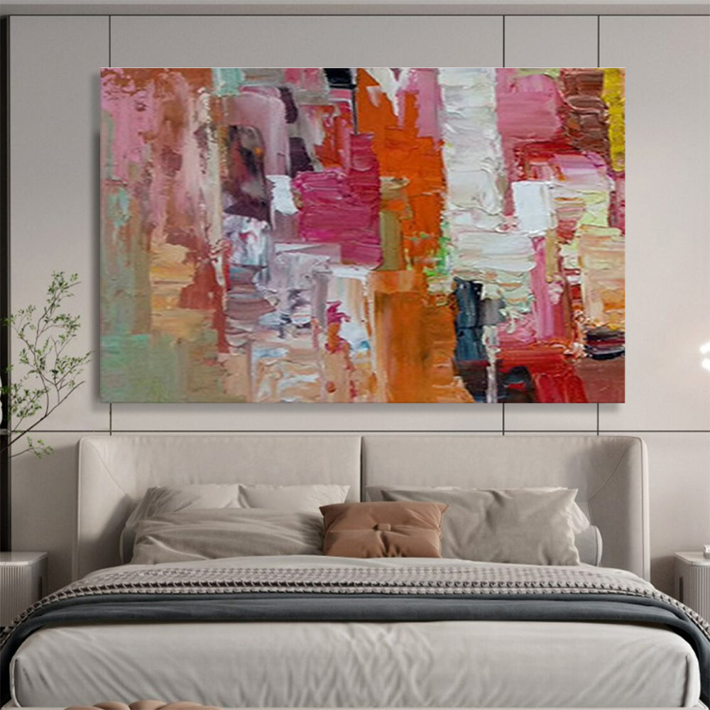 Oversized Custom Abstract Hand Painting for Dance Costume Shop DLZ2759