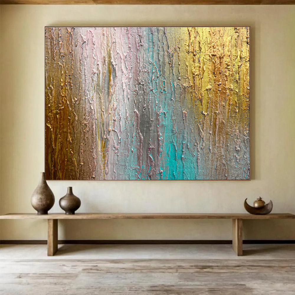 Gigantic Customizable Handmade Abstract Wall Art for Ski Lodge Lobbies DLZ3300