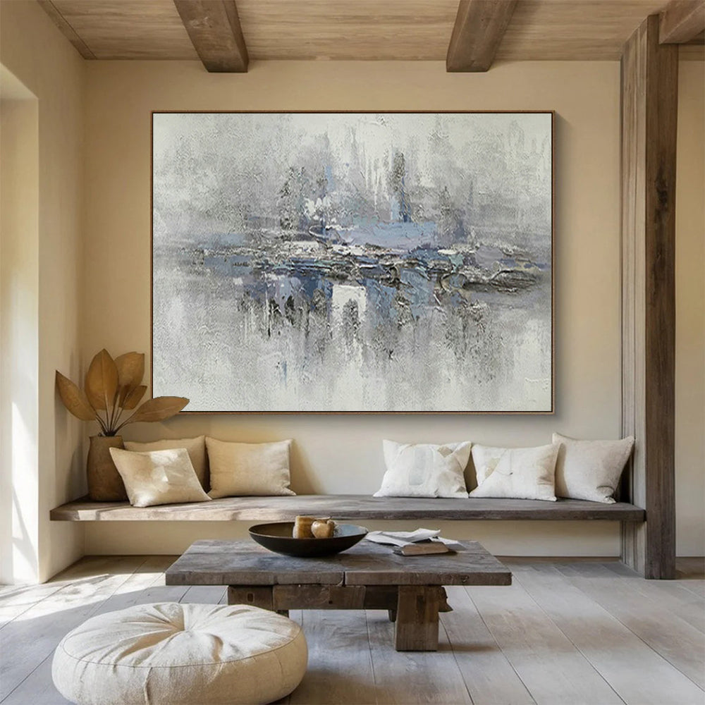 Large-Size Custom Hand-Painted Abstract Painting for Veterinary Clinic DLZ2733