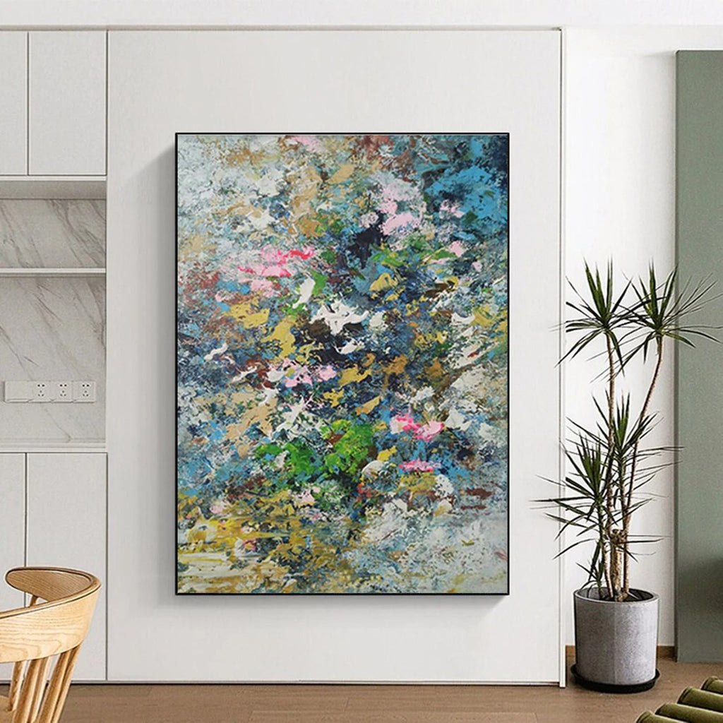 Huge Customizable Handmade Abstract Wall Art for Candle Making Workshops  DLZ0016