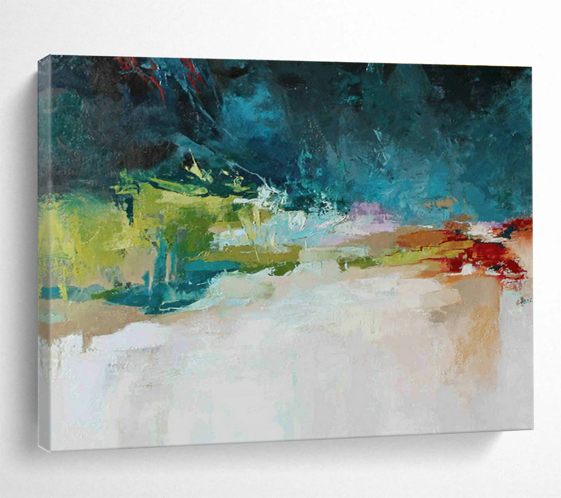 Large-Size Custom Abstract Hand Painting for Online Gaming Community Management Center DLZ2894
