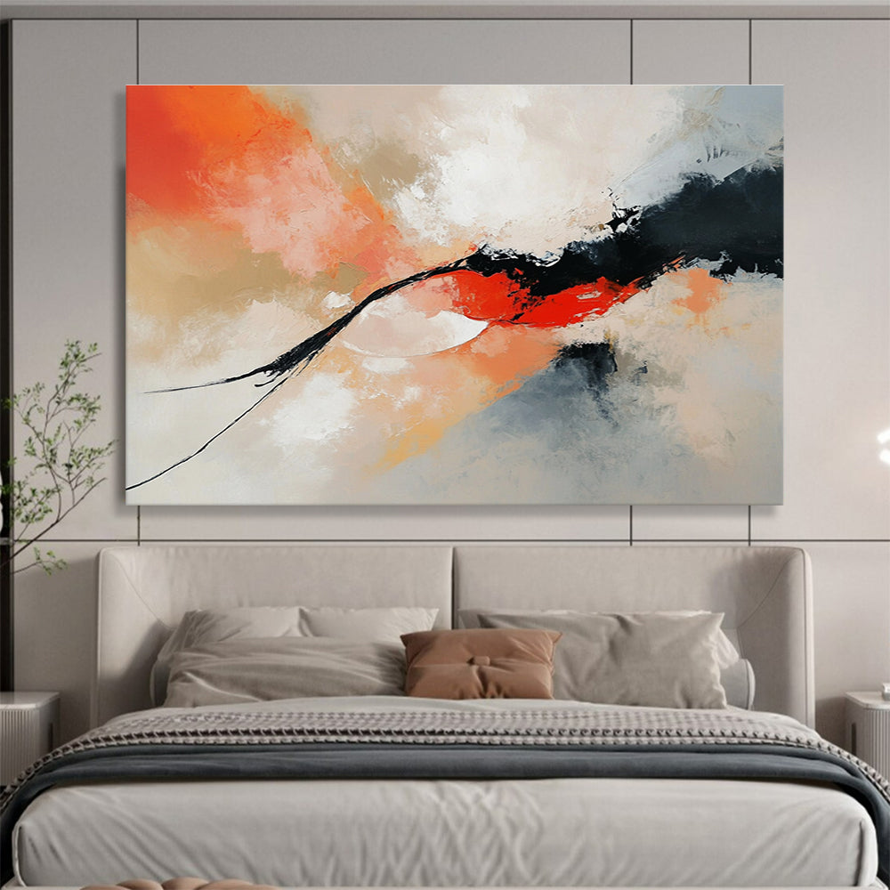 Dynamic Color Flow Abstract Painting with Expressive Brushstrokes DYP424