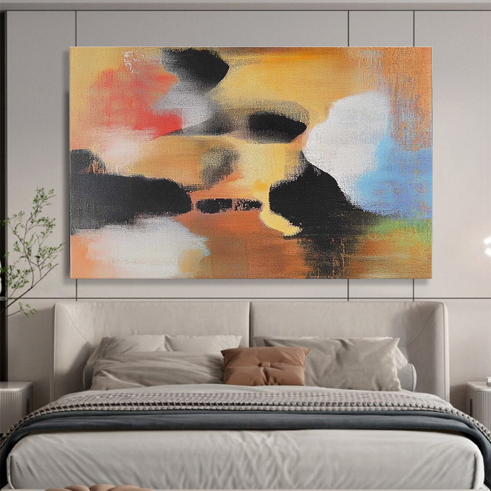 Soft Color Abstract - Subtle Tonal Abstract Painting DYP002