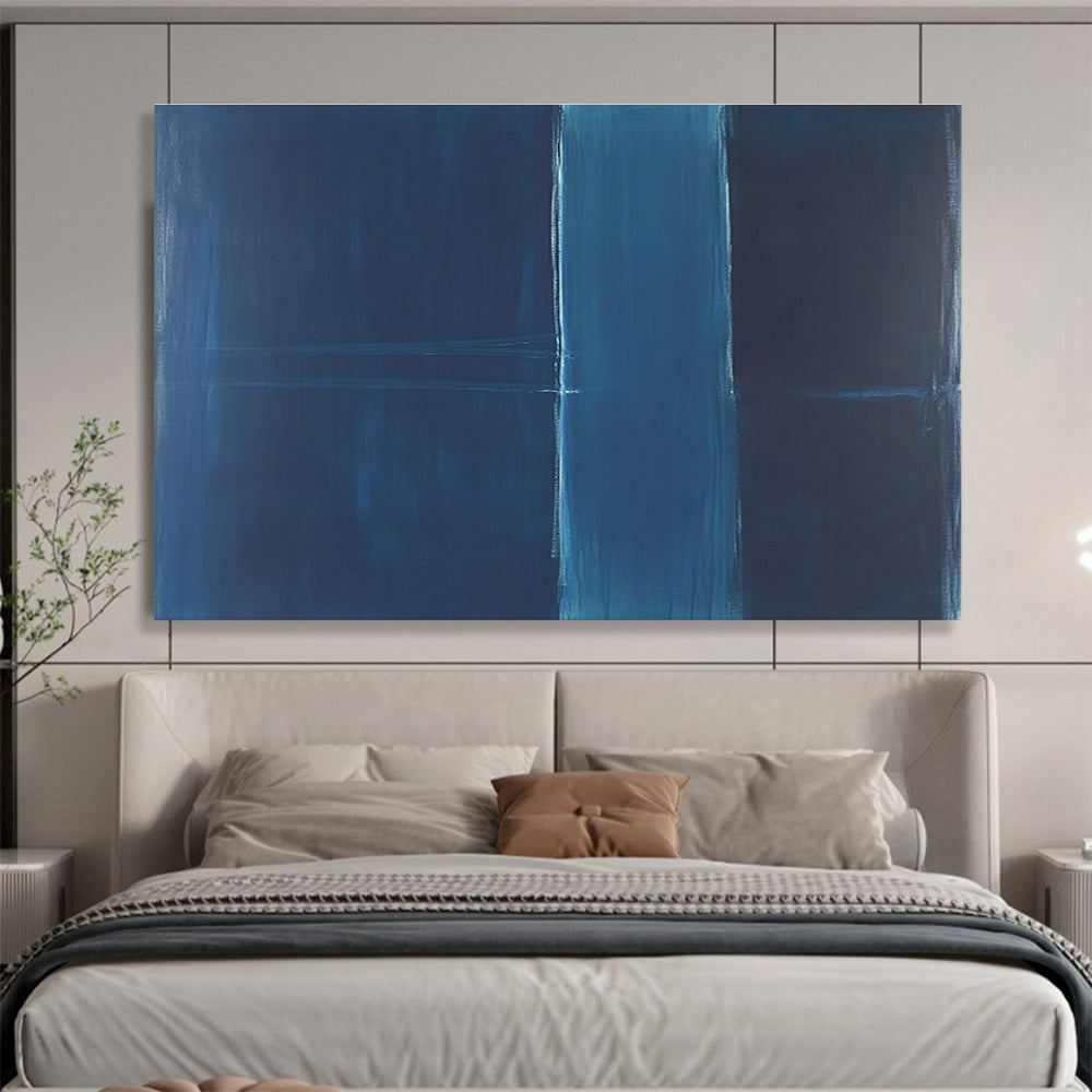 Deep Blue Abstract Painting DYP106