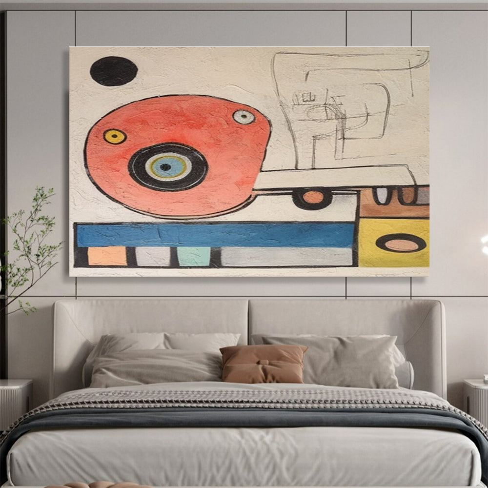 Playful Abstract Forms Abstract Painting THY004