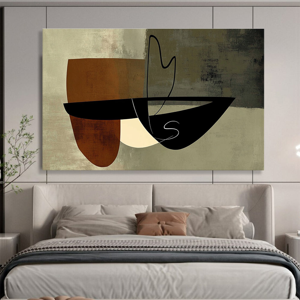 Geometric Abstract Shapes Painting DYP075