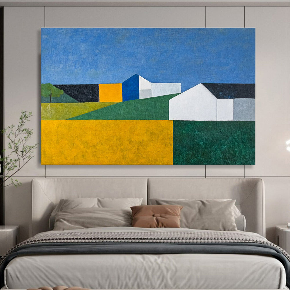 Colorful Rural Landscape Abstract Painting DYP102