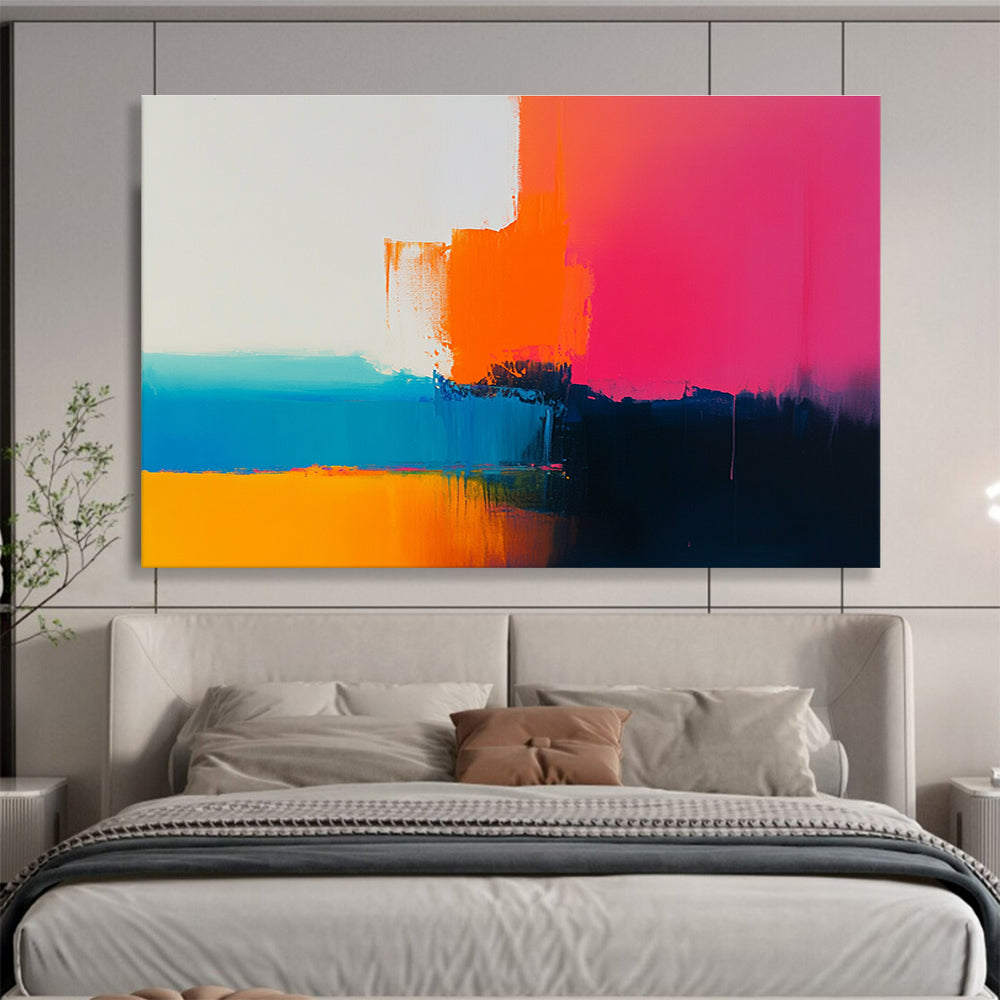 Colorful Abstract Layers Painting DYP079