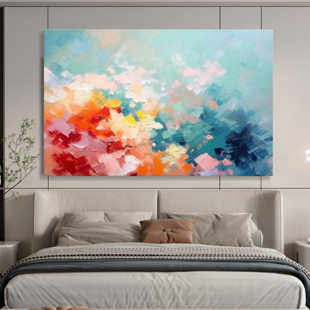 Pastel Colored Abstract Painting THY057