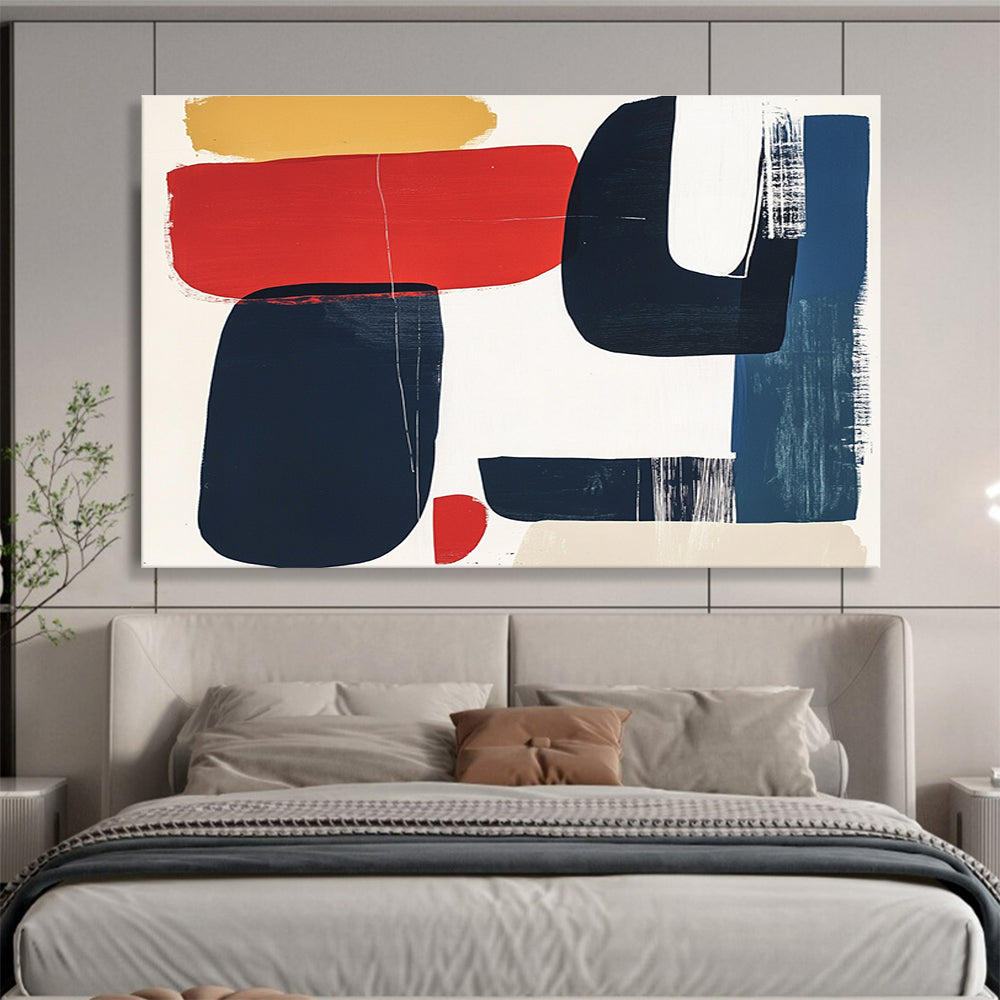 Dynamic Color - Blocked Abstract Painting DYP083
