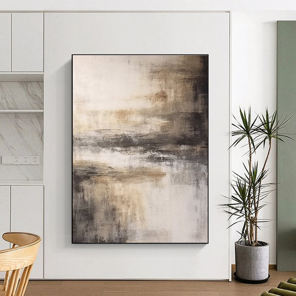 Earth - Toned Abstract Landscape - inspired Painting ADGE362