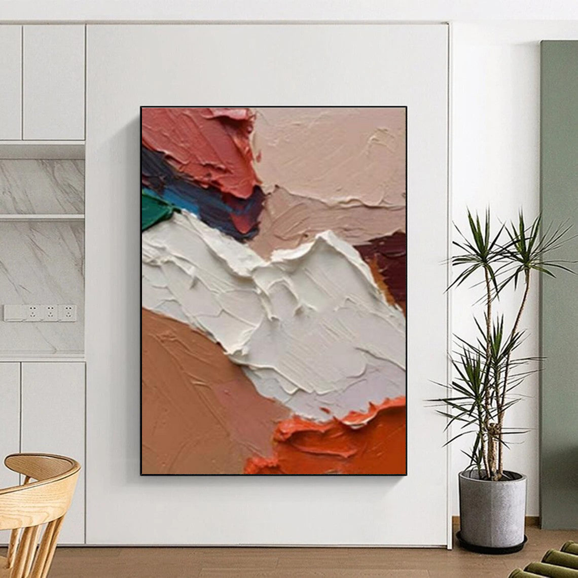 Textured Color - mix Abstract Painting ADGE263