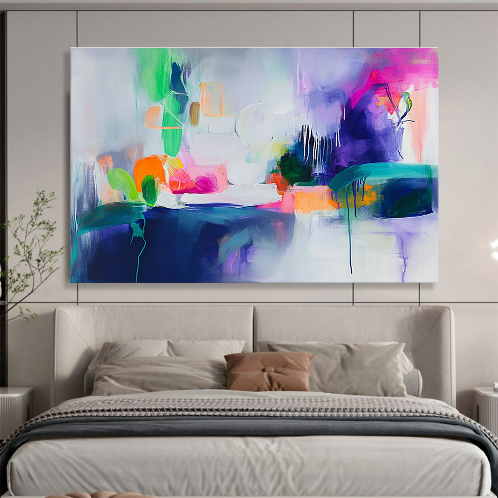 Vibrant Abstract Still Life Painting with Bright Colors DYP531
