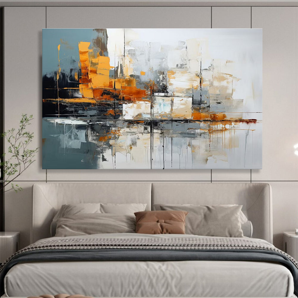 Urban Abstract Landscape Abstract Painting THY002