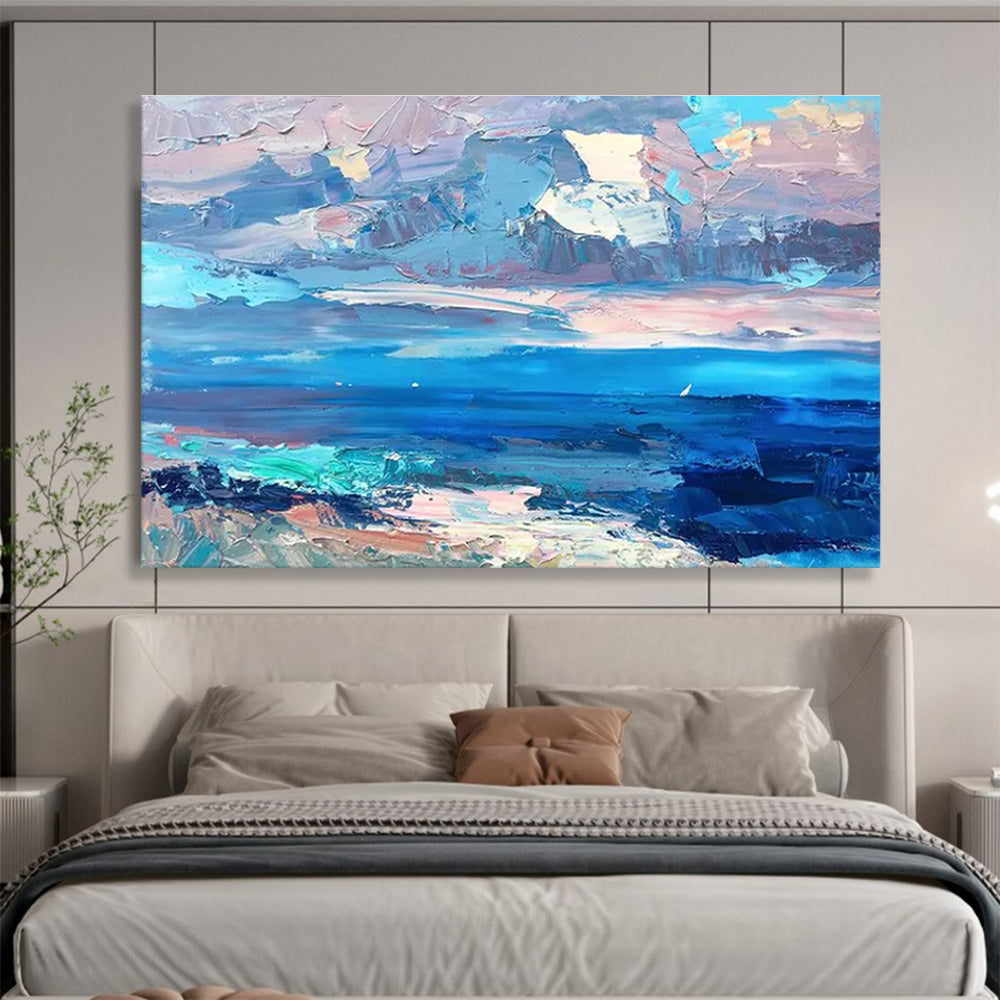 Abstract Sea and Sky Oil Painting THY440