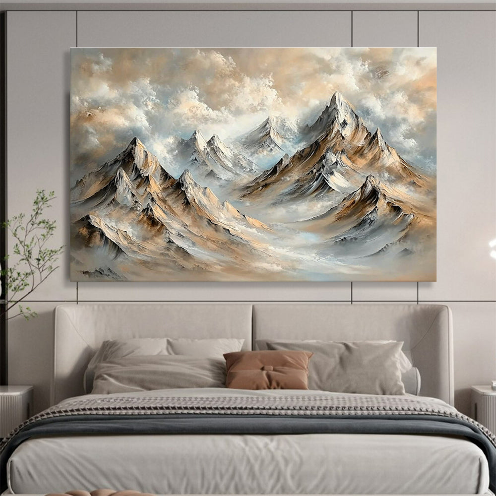 Mountain Landscape Impressionist Abstract Painting DYP077