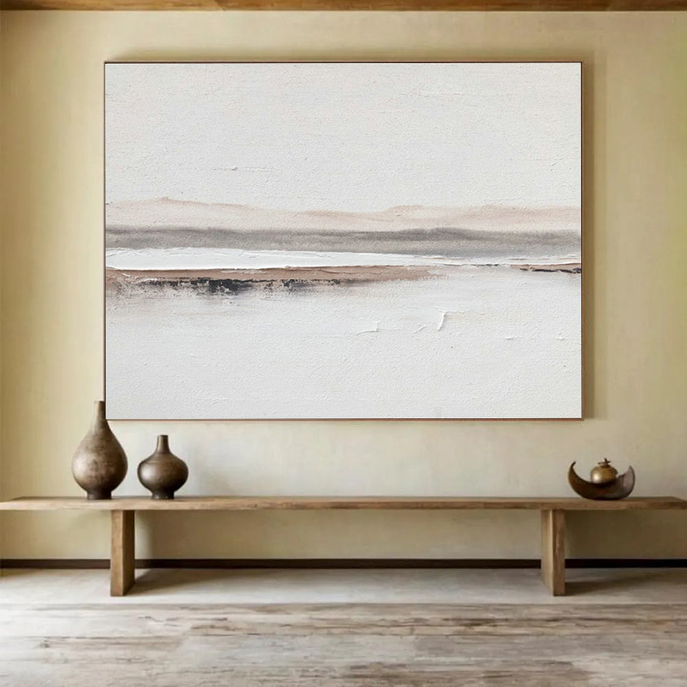 Extra Large Custom Hand-Painted Abstract Canvas for High-End Pet Resorts DLZ3299