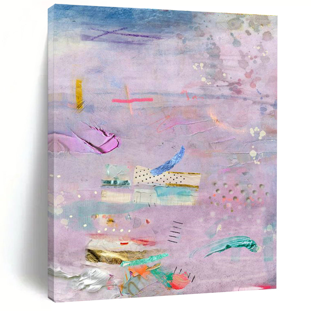 Large-Scale Custom Hand-Painted Abstract Painting - Comforting Art Decoration for Foot Massage Stores  DLZ0144