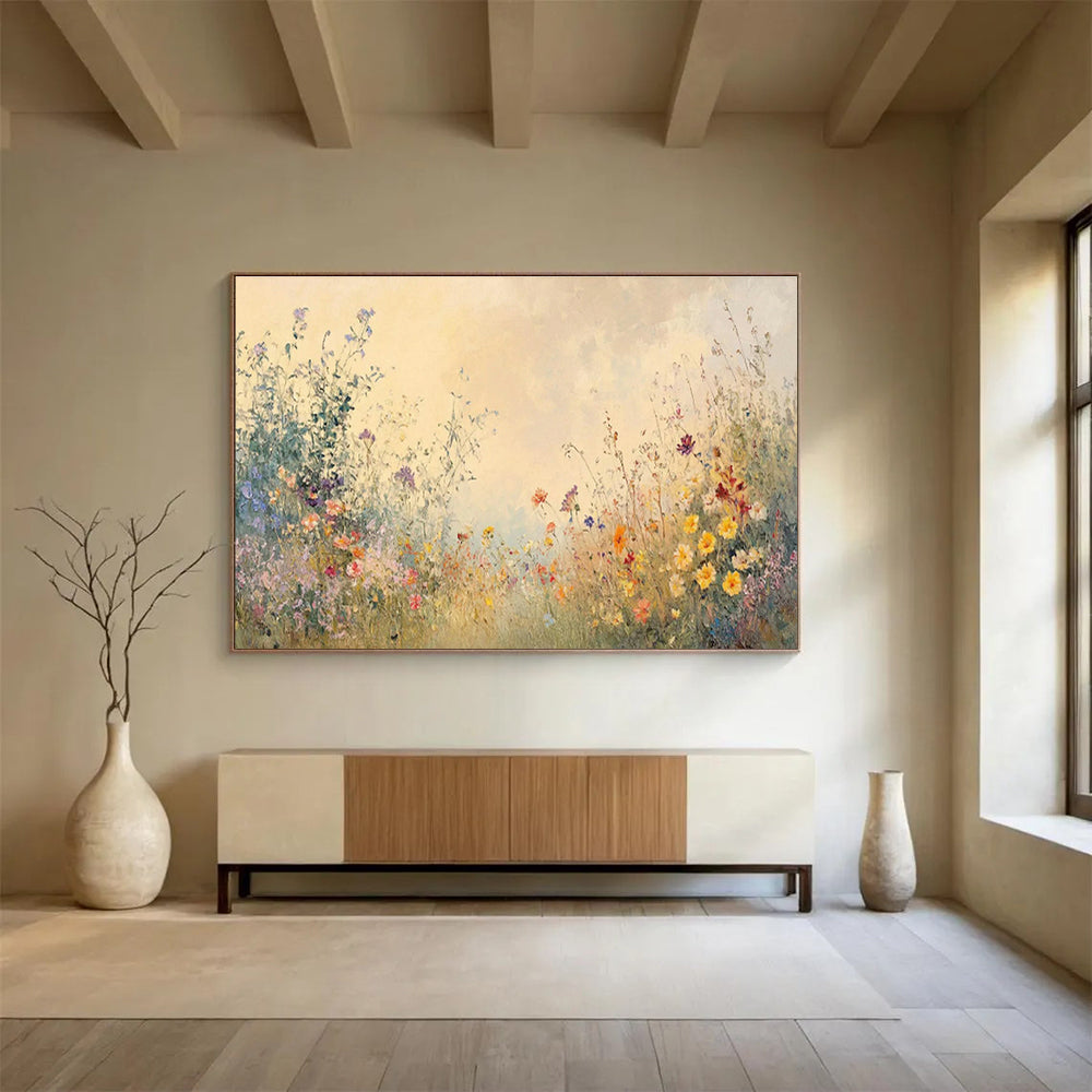 Large Custom Abstract Hand-Painted Art for Underwater Cultural Heritage Digital Archiving and Preservation Center DLZ3077