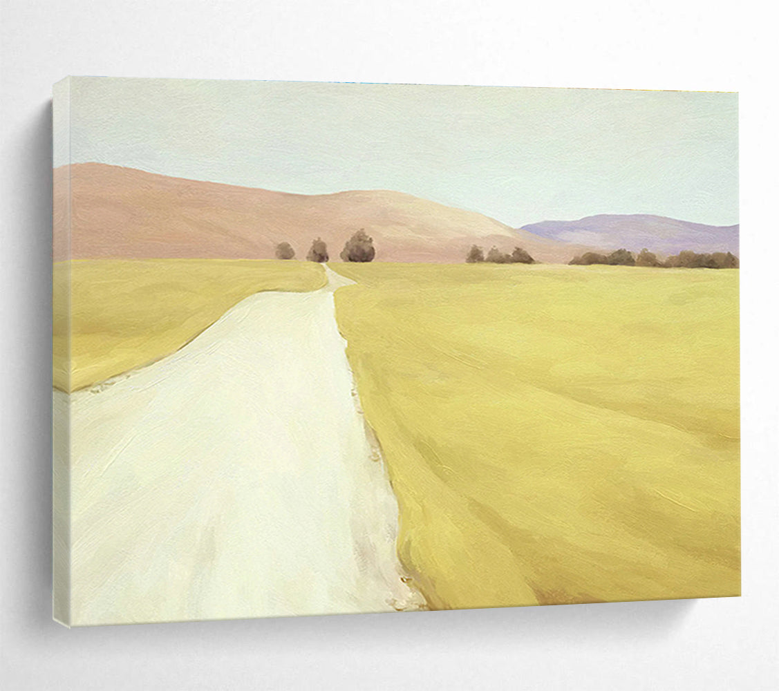 Customized Large-Scale Abstract Hand Painting for Arctic Tundra Wetland Conservation and Restoration Institute DLZ3126
