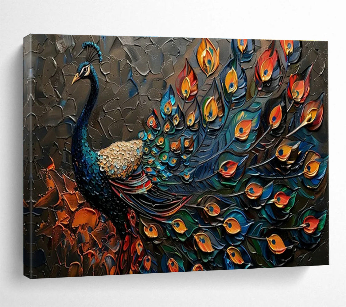 Large Custom Abstract Hand-Painted Art for Underwater Cultural Heritage Virtual Reality and 3D Printing Exhibition Center DLZ3191