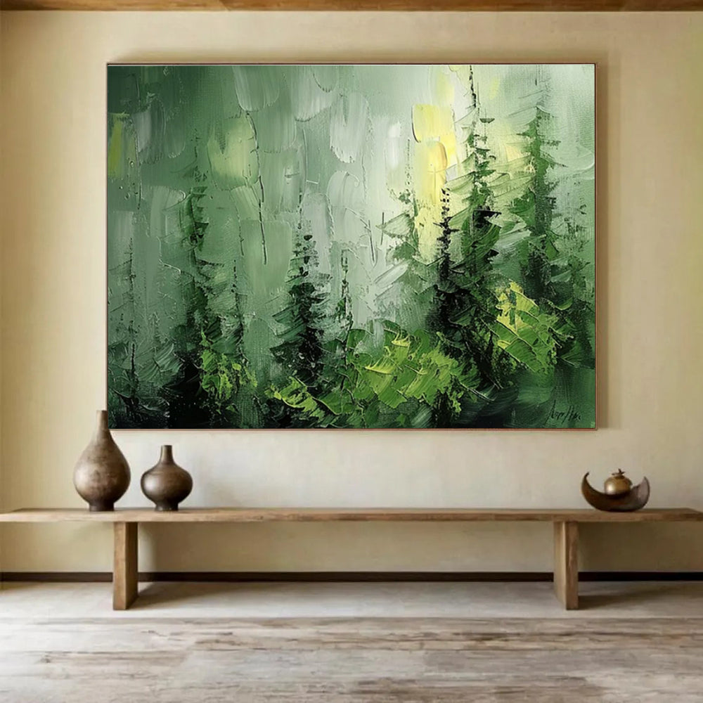 Oversized Custom Hand-Painted Abstract Art for Subterranean Cave Fauna Adaptation and Evolution Research Station DLZ3214