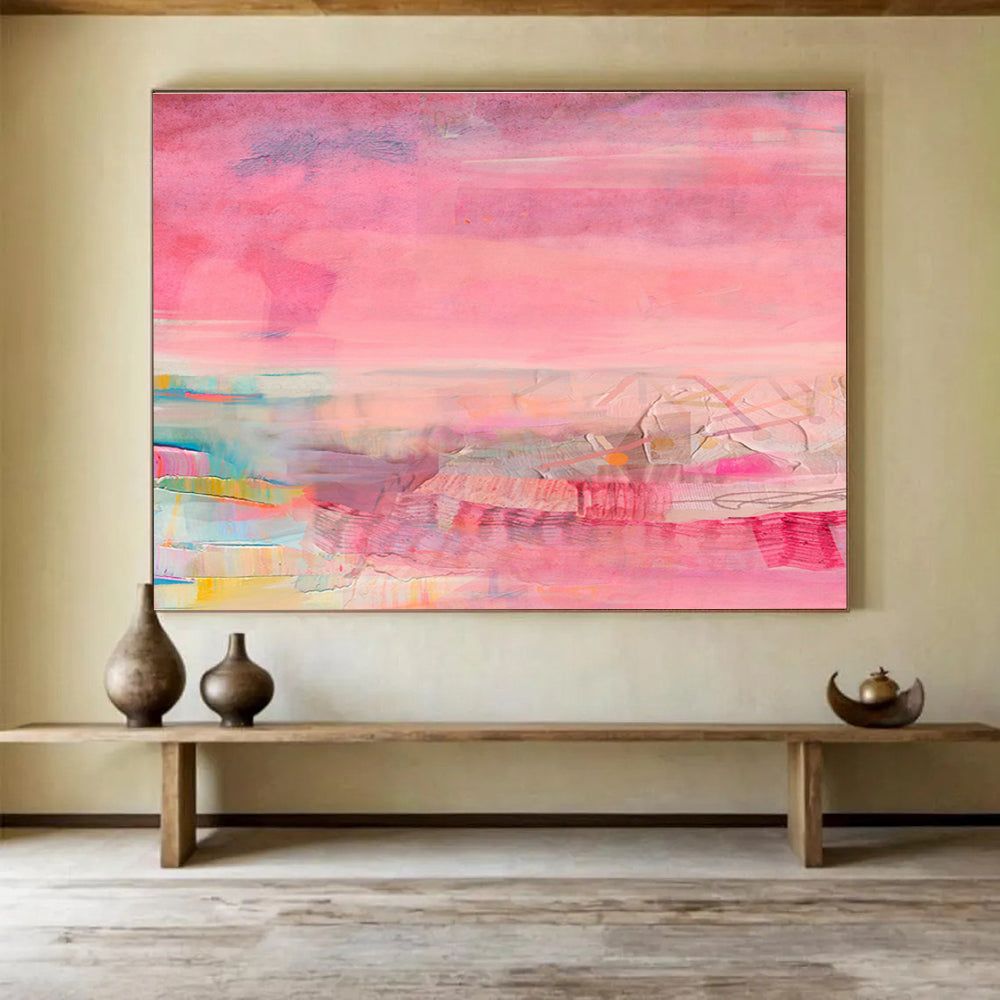 Glow-in-the-Dark Custom Hand-Painted Galaxy Abstract Art for Nurseries and Kids' Rooms