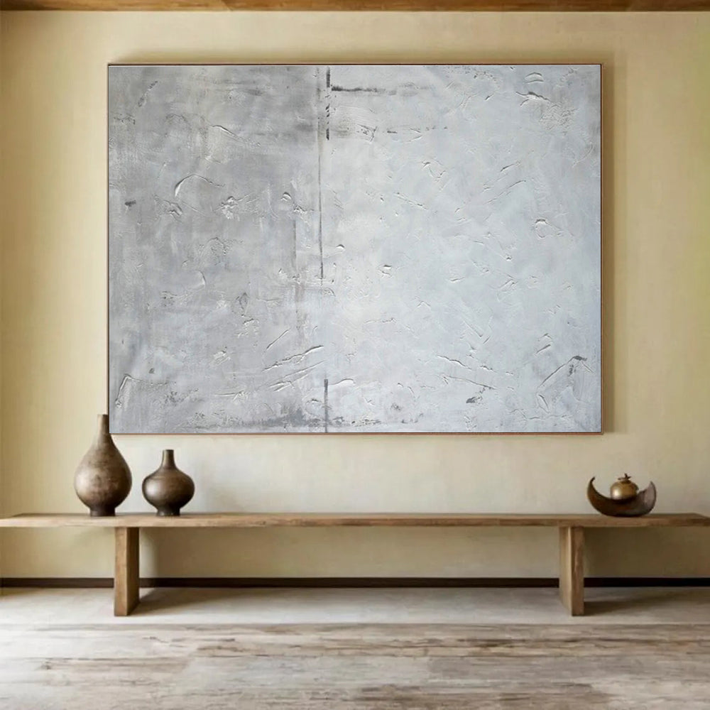 Big Handmade Abstract Painting, Soft Pastel Colors for Nurseries DLZ3232