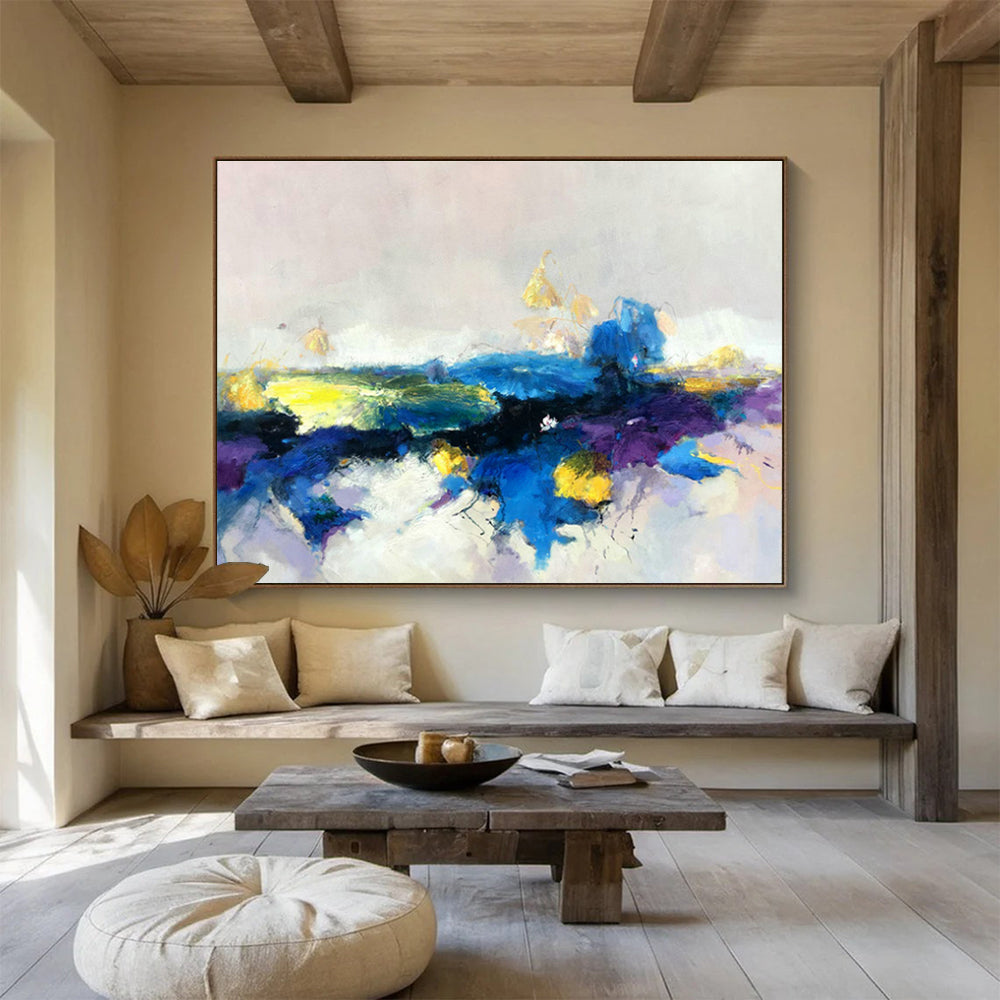 Customized Large Abstract Hand Painting for Canyonside Art Gallery DLZ2915