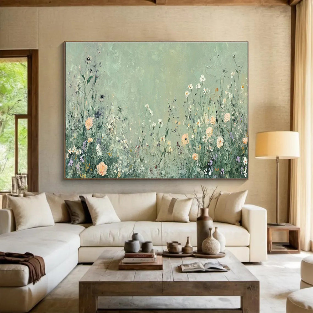 Customized Large-Scale Abstract Hand Painting for Urban Bat Conservation and Research Center DLZ3052