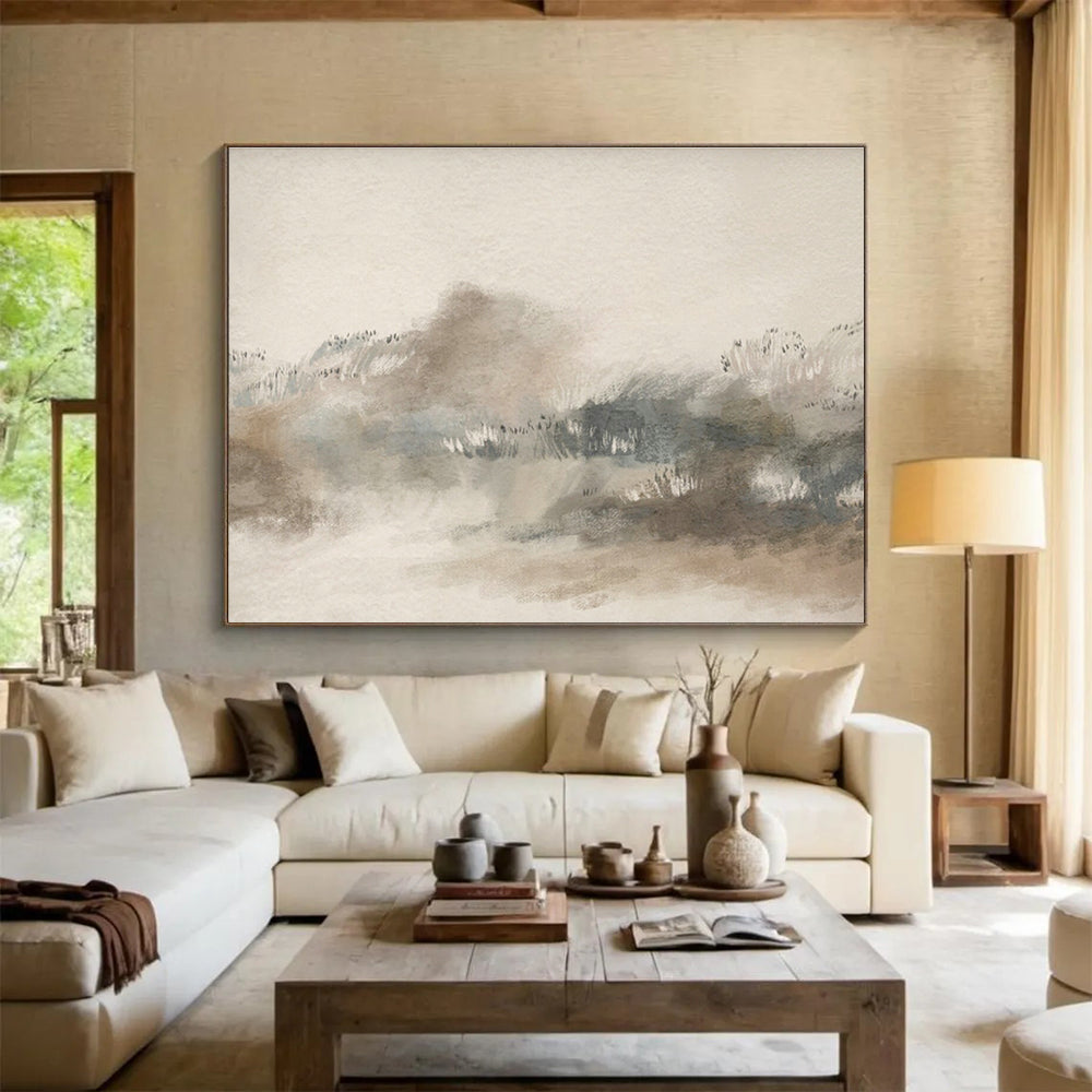 Custom-Made Fusion Energy Power Grid Control Room Large Abstract Hand Painting DLZ2628