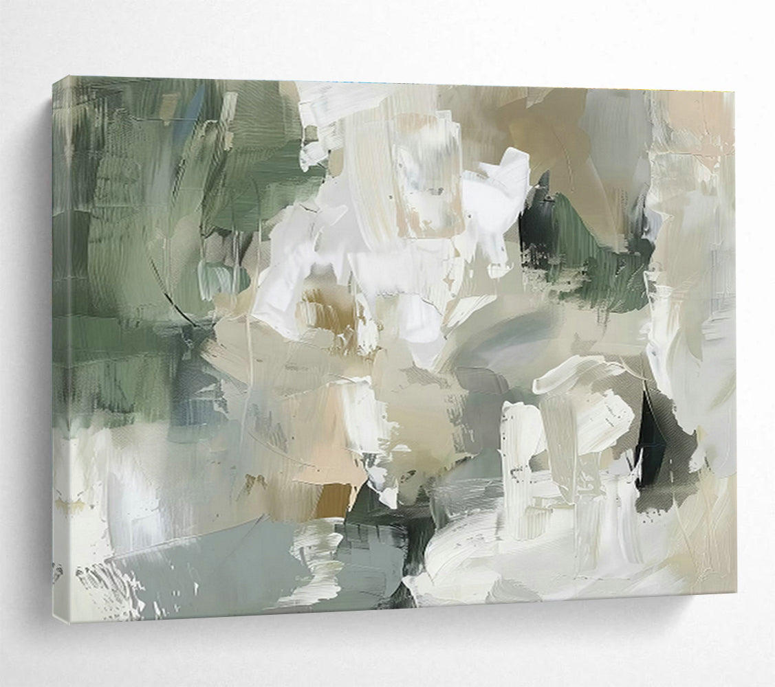 Bespoke Underwater Waste Disposal Site Oversized Abstract Hand-Painted Art DLZ2619