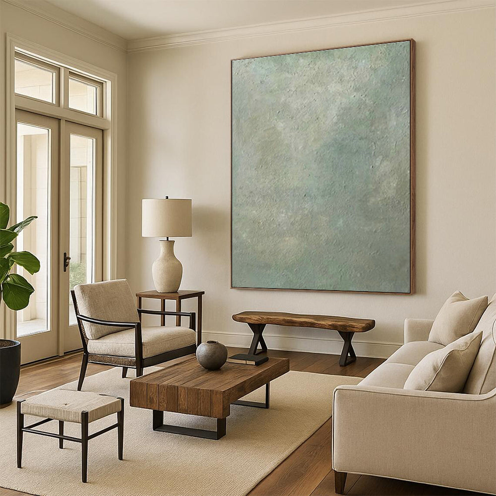 Enormous Custom Hand-Painted Abstract Painting - Mystical Allure for Crystal Healing Centers  DLZ0234