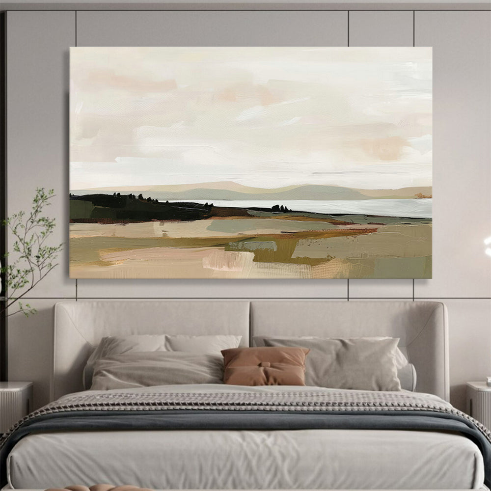 Customizable Underwater Archaeological Preservation Lab Abstract Hand Painting DLZ2626