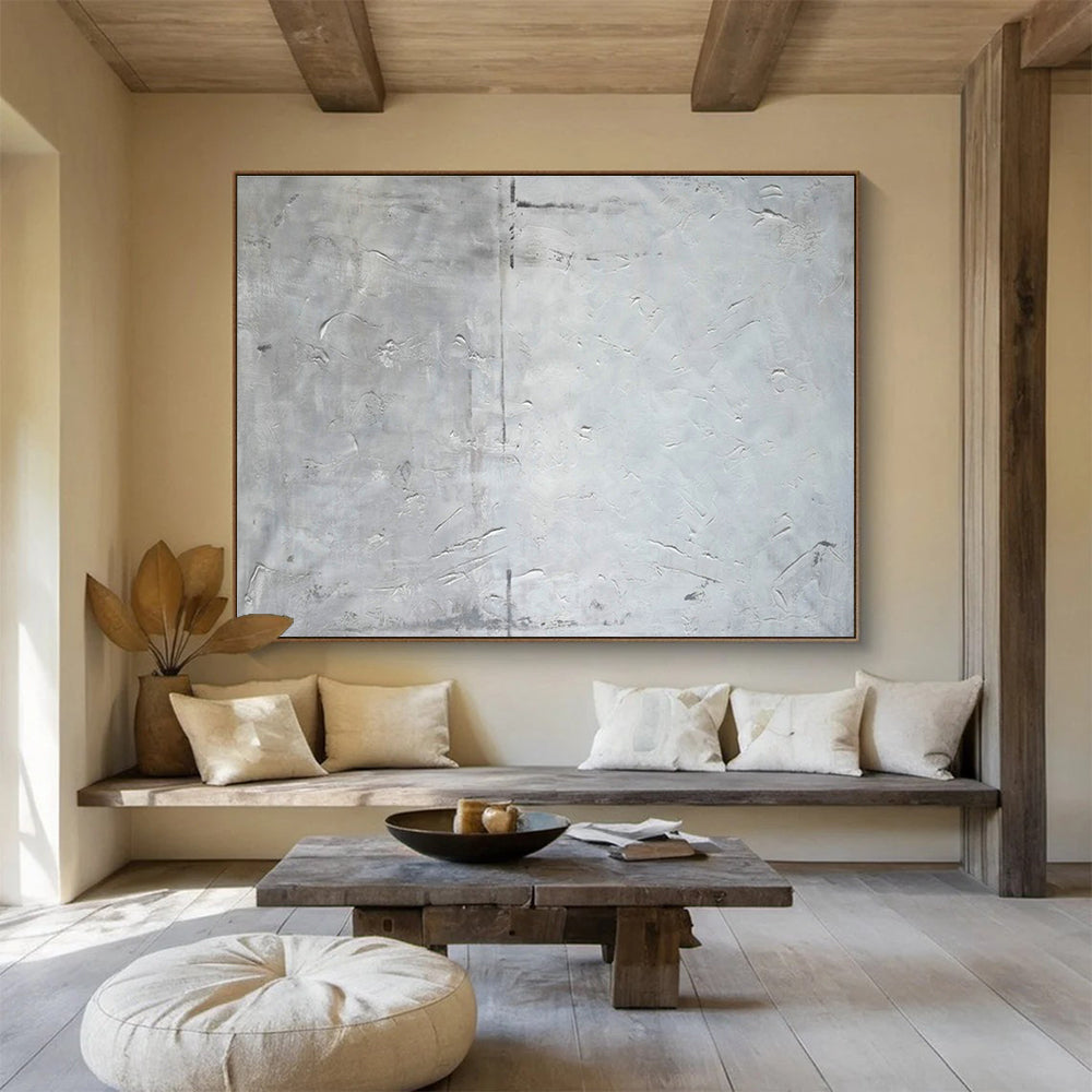 Big Handmade Abstract Painting, Soft Pastel Colors for Nurseries DLZ3232